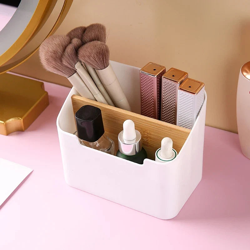 Multi-Function Desktop Remote Control & Storage Organizer Box Desktop Storage Organizer Qme
