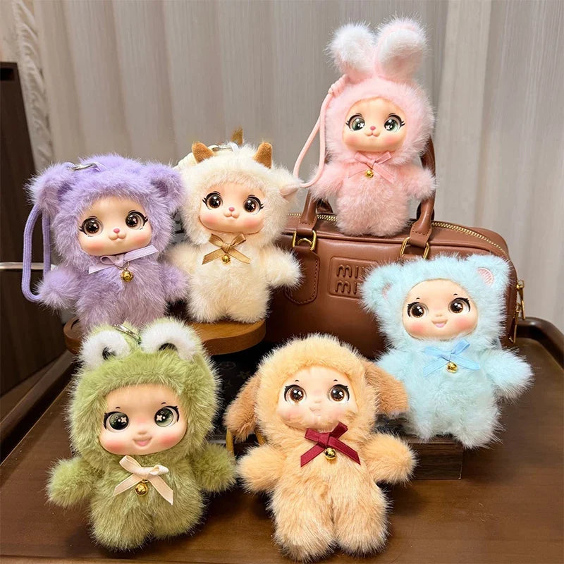Cute Forest Animals Vinyl Face Plush Doll Pendant – 6 Styles Plush Doll Pendant Qme