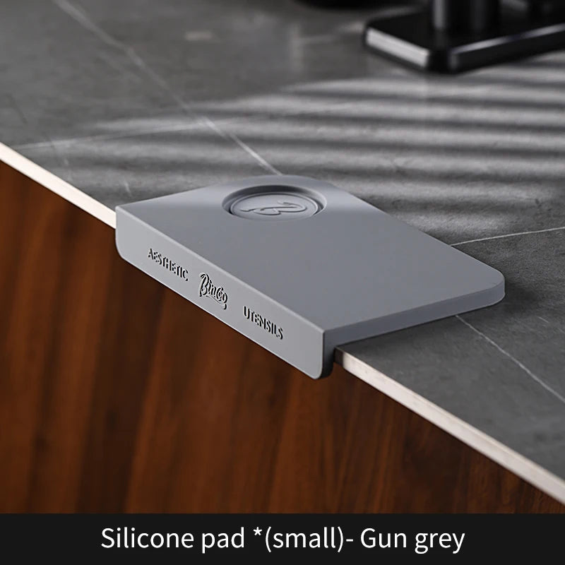 Bincoo Espresso Bar Mat – Anti-Slip Silicone Tamper & Tool Rest Espresso Bar Mat Qst Grey S 1pc