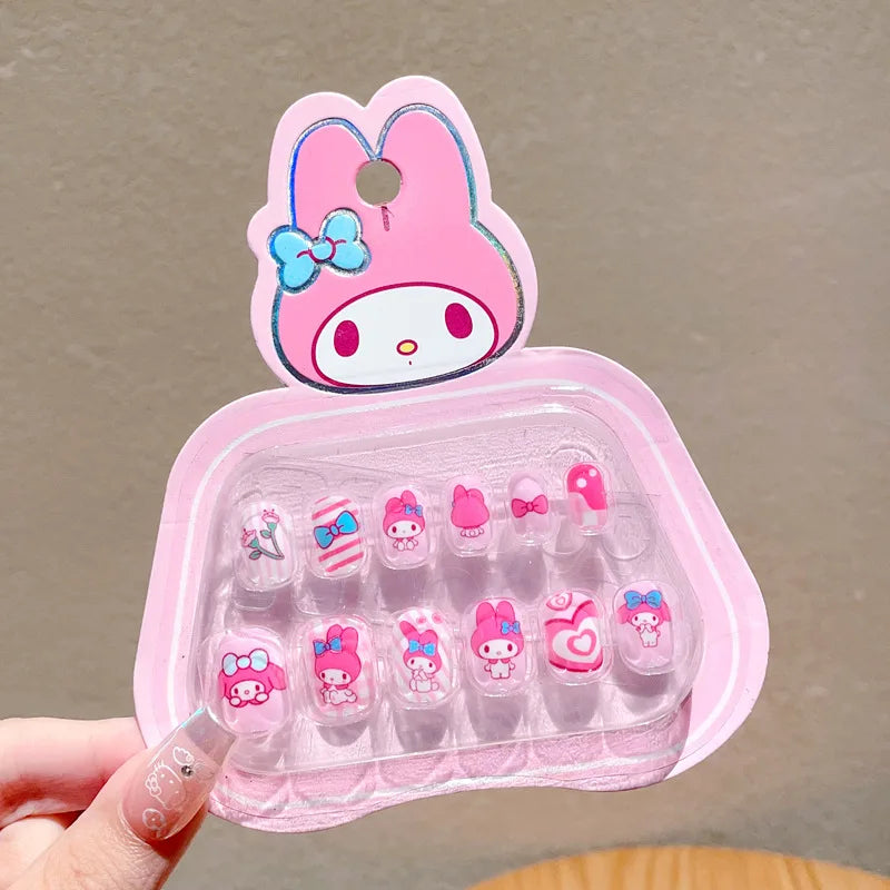 Hello Kitty Kuromi Nail Stickers – Non-Toxic Nail Decals Nail Art Stickers Qme 3