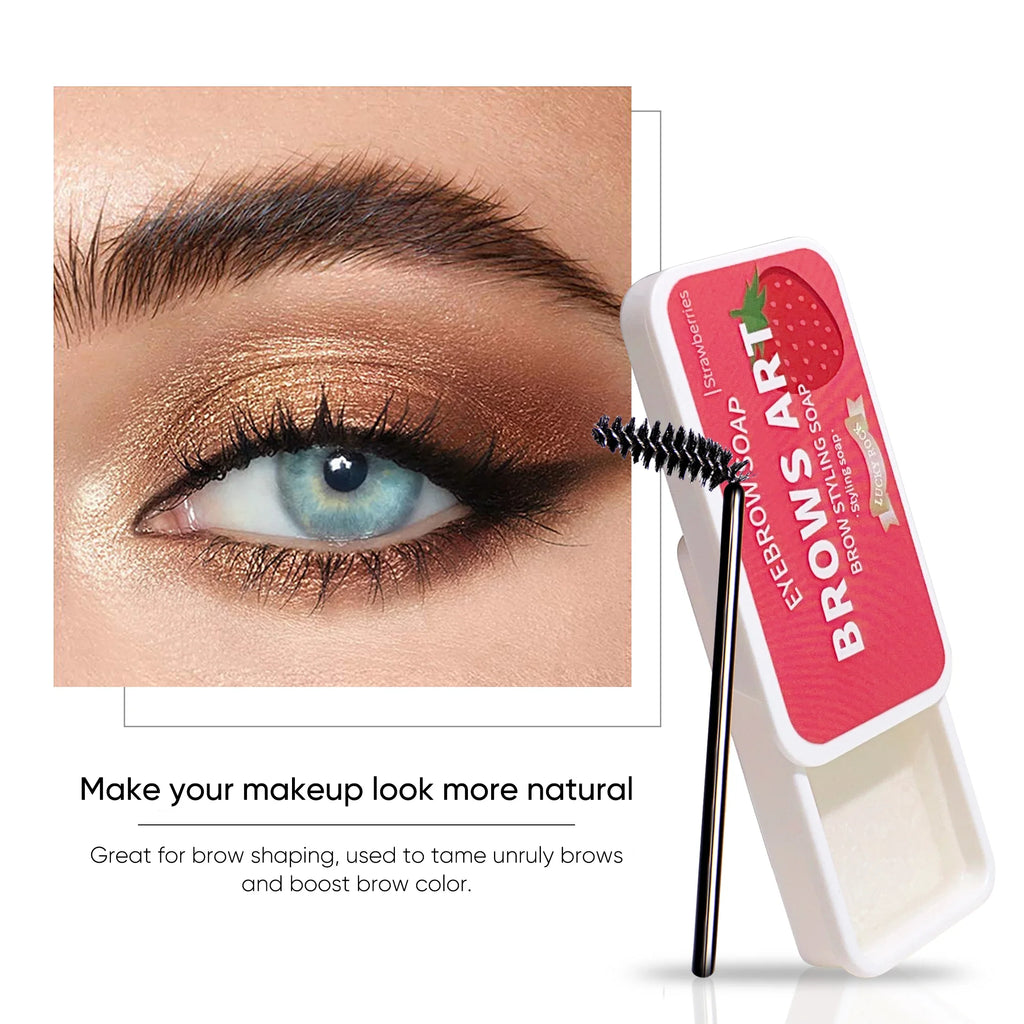 3D Feathery Brow Styling Gel – Long-Lasting & Waterproof Eyebrow Styling Gel Qme