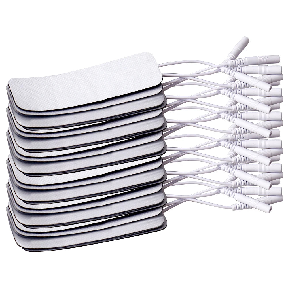 TENS EMS Electrode Pads Self-Adhesive Conductive Gel 10/20 Pcs Electrode Pads Qst