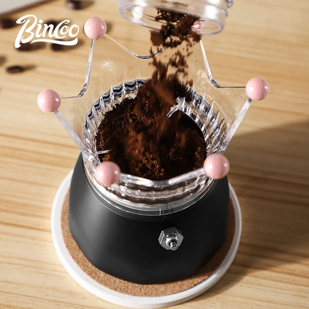 Bincoo Double Valve Moka Pot Espresso Maker 220V – Barista Stovetop Espresso Maker Qst