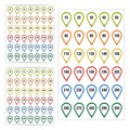 Rifle Scope Turret Dope Sticker Tags – 10 Sheets | Qme Scope Turret Stickers Qme 1set