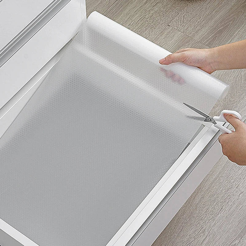 EVA Non-Slip Cabinet Drawer Liner Mats – Waterproof & Washable Shelf & Drawer Liner Qst