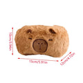 Capybara Plush Tissue Box Cover – Cute Cartoon Home Decor Gift Plush Tissue Box Cover Qme Default Title