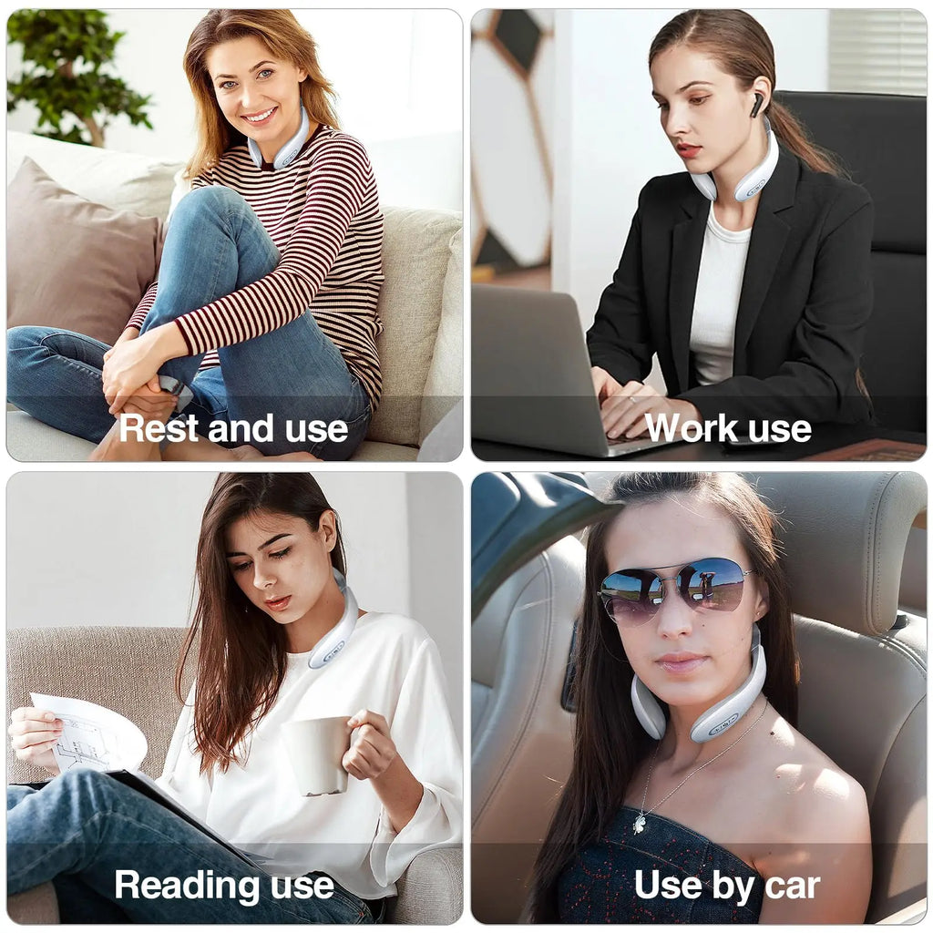 PAQIN Portable Neck & Shoulder Massager with Red Light Neck Shoulder Massager Qst