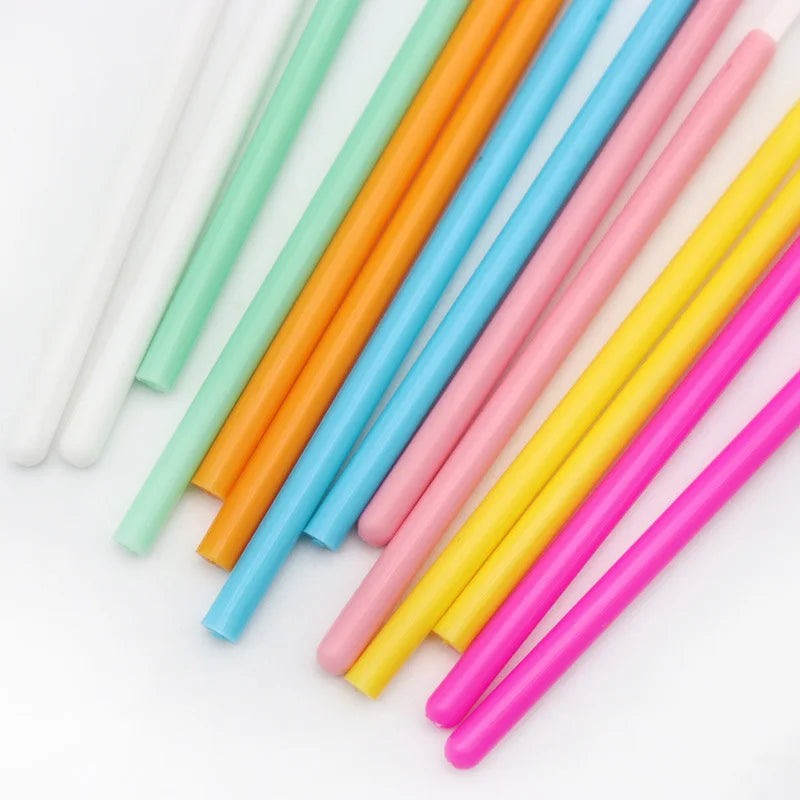 Disposable Nylon Fiber Lip Brush Wands – 50 Pk Applicator Lip Brush Applicator Qme
