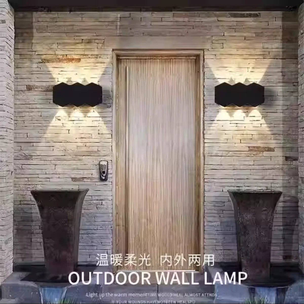 LED Wall Lamp Waterproof Indoor & Outdoor Sconce Light | Qme LED Wall Sconce Qme 6W