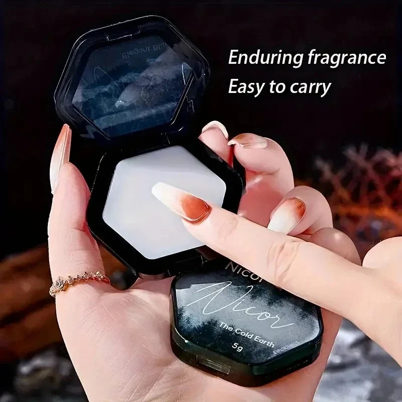 Men's Portable Solid Cologne – Long-Lasting Fragrance Balm Solid Cologne Qme