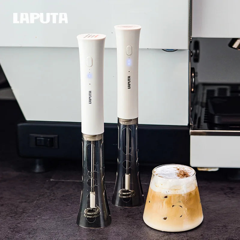 Wireless Automatic Milk Frother & Latte Art Maker – White Milk Frother Qme