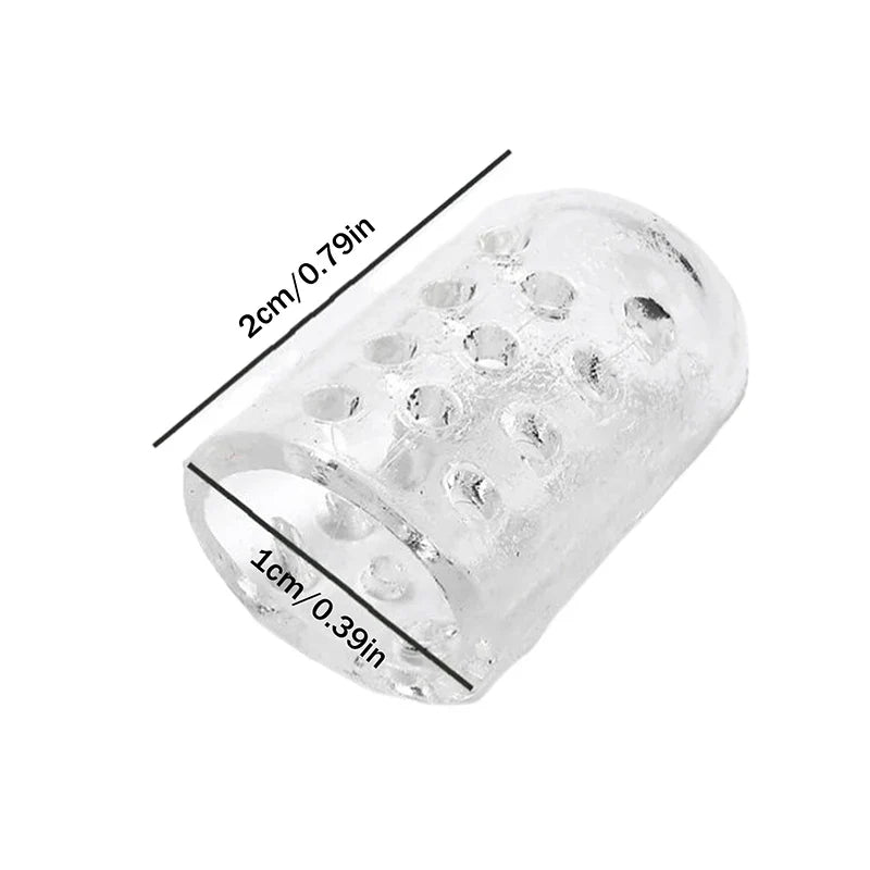 Silicone Gel Toe Protectors – Breathable Anti-Friction Caps 2 Pack Toe Protector Caps Qme