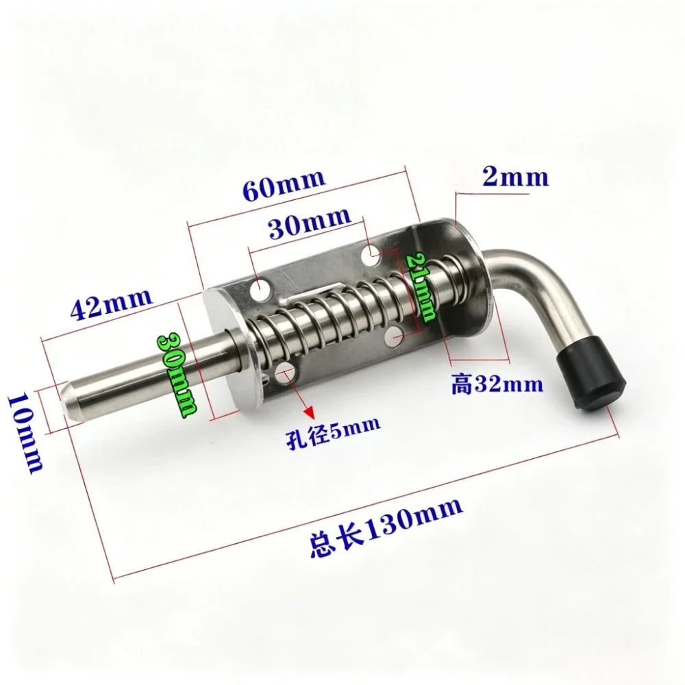 Heavy Duty 304 Stainless Steel Spring-Loaded Cabinet Door Latch Cabinet Door Latch Qme