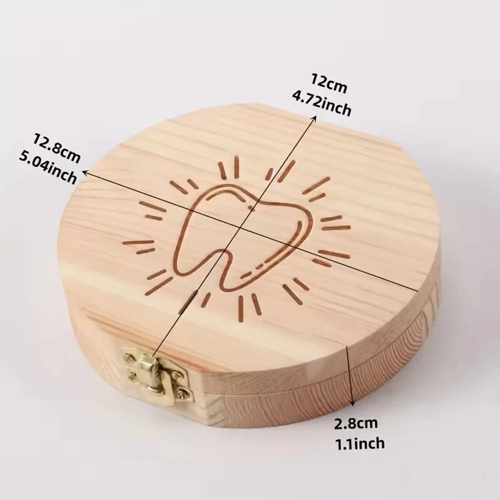 Children's Milk Tooth Keepsake Box – Baby Tooth Memento Storage Baby Tooth Keepsake Box Qme
