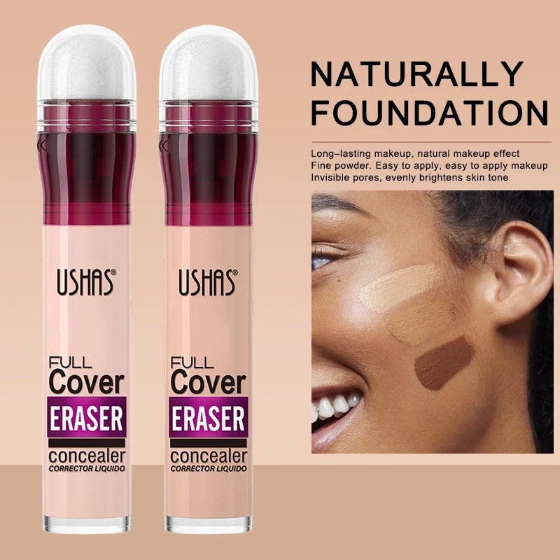 Sponge Head Concealer – Covers Dark Circles, Acne & Freckles Face Concealer Qme