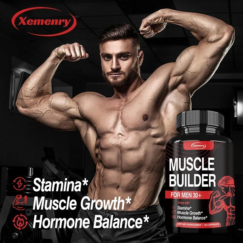 Xemenry Muscle Builder Supplement – Strength & Endurance Muscle Builder Supplement Qst
