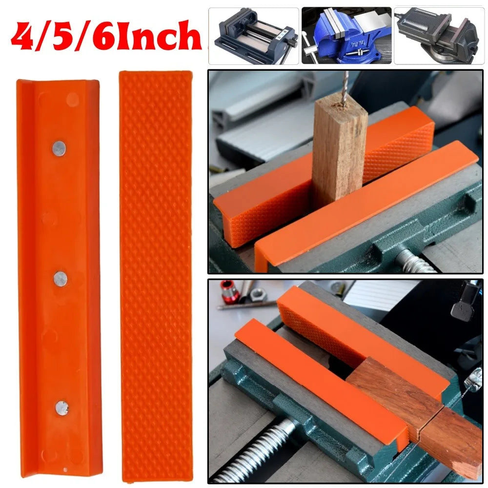 Magnetic Soft Jaw Pads for Bench Vise – Nylon, 4/5/6 Inch Bench Vise Jaw Pads Qme