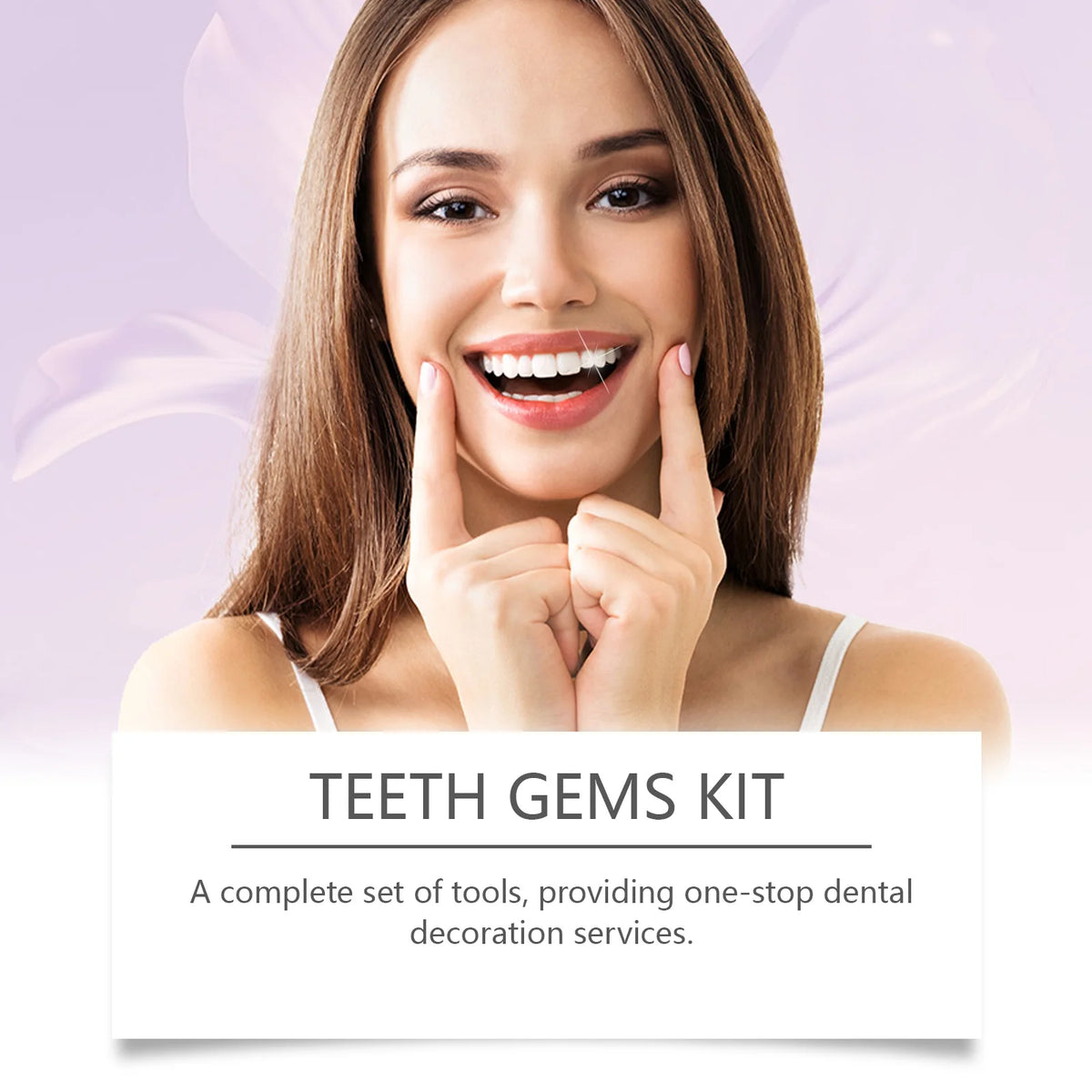 Tooth Gem DIY Kit – Gems, Stickers & Application Tools Tooth Gem Kit Qst