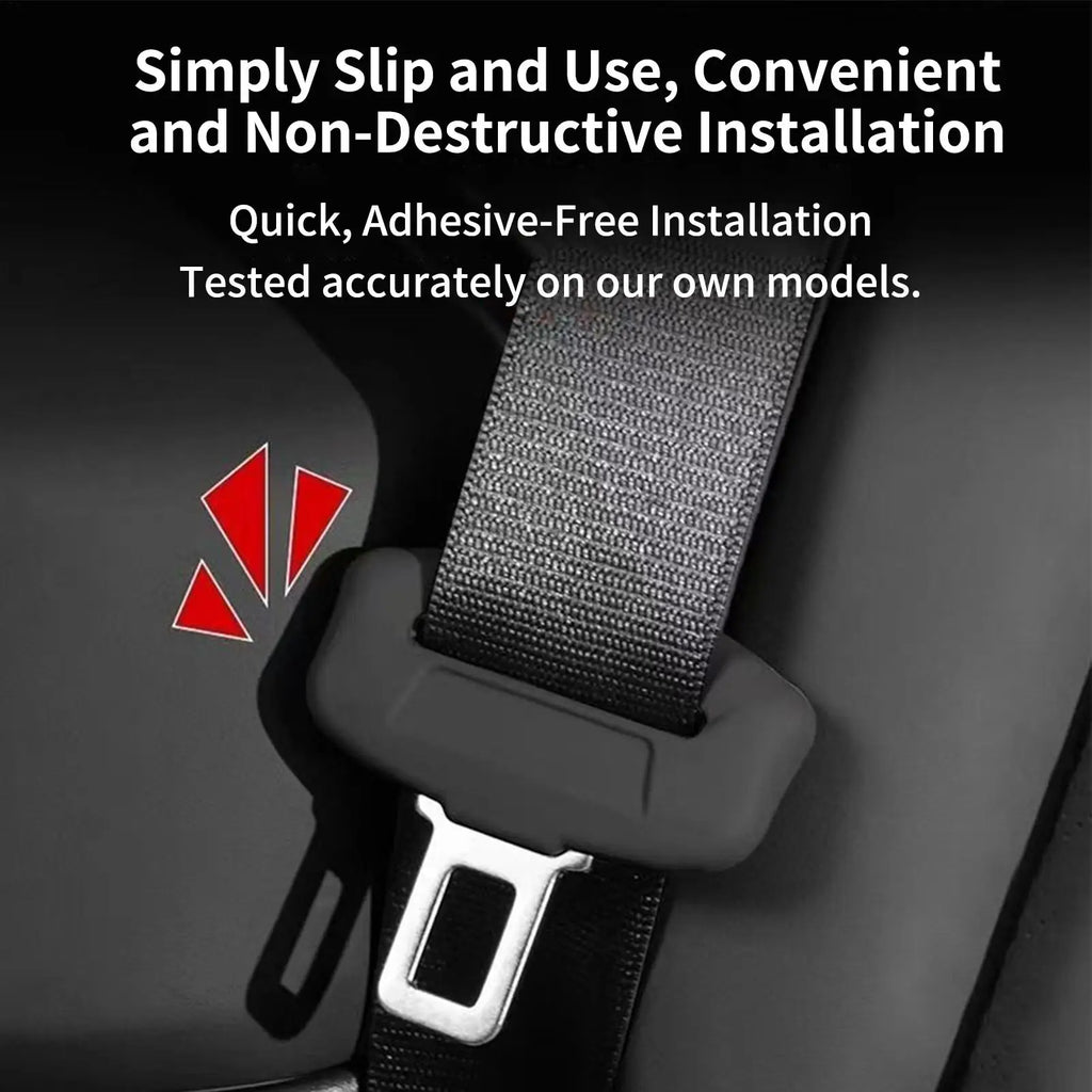 Silicone Seatbelt Buckle Clip Guard – Car Seat Strap Lock Seatbelt Buckle Guard Qme