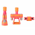 Nailpop Glass Bead Cat Eye Nail Magnet – Rotating Tool Nail Art Magnet Tool Qme 1set-Pink Sunset