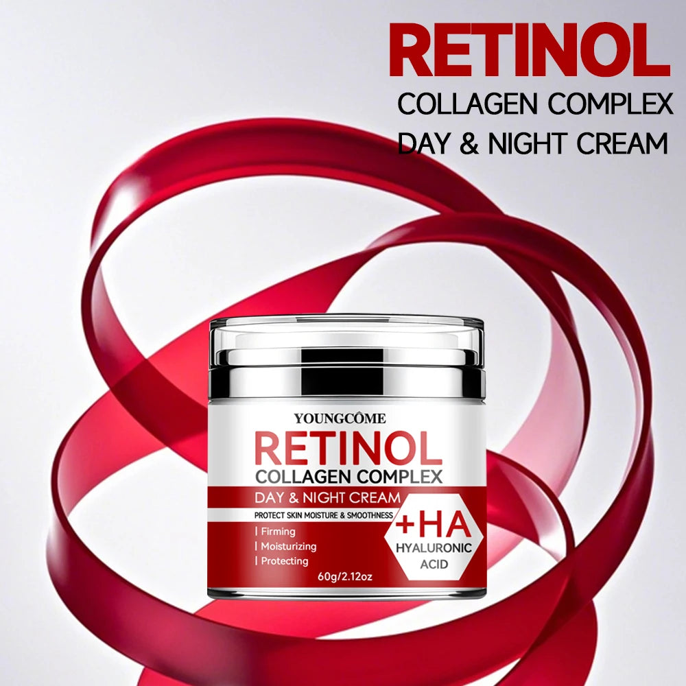 YOUNGCOME Retinol Collagen Face Cream – Deep Hydration Facial Moisturizer Cream Qst