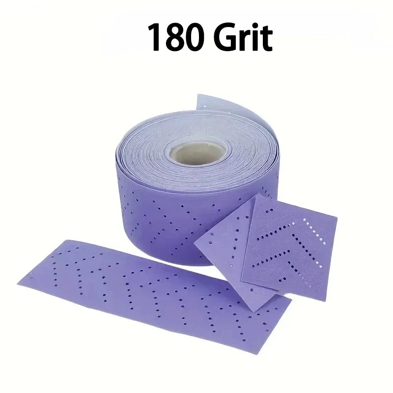 Aluminum Oxide Sandpaper Roll – Hand Tear Sanding Sheet Abrasive Sanding Roll Qme 1Roll 180Grit