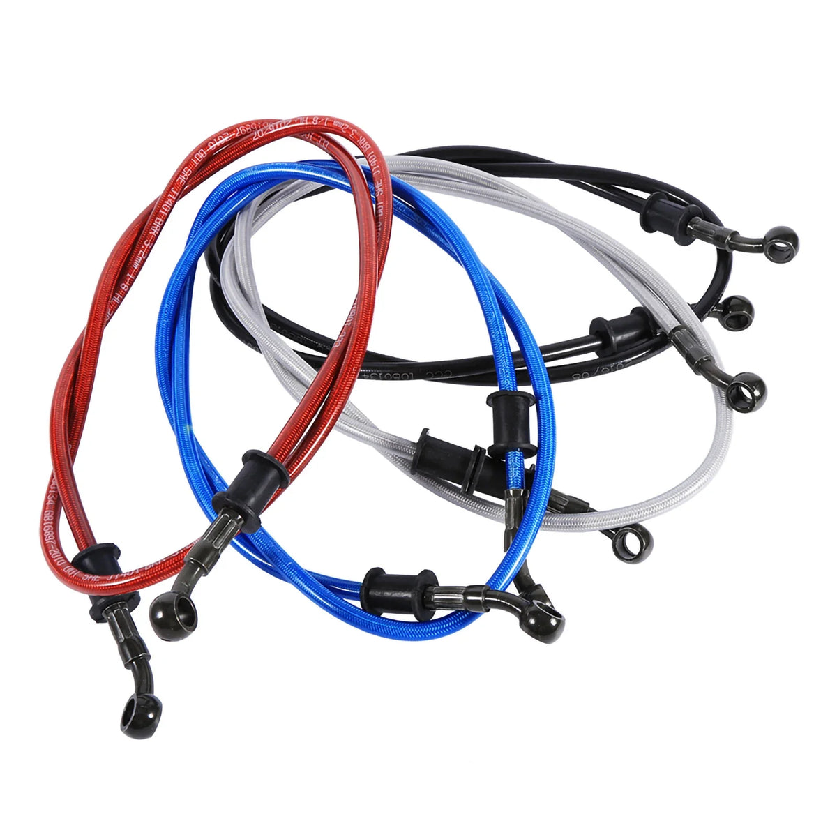 Motorcycle Braided Steel Brake Hose Line – 14 Colors Motorcycle Brake Hose Qme