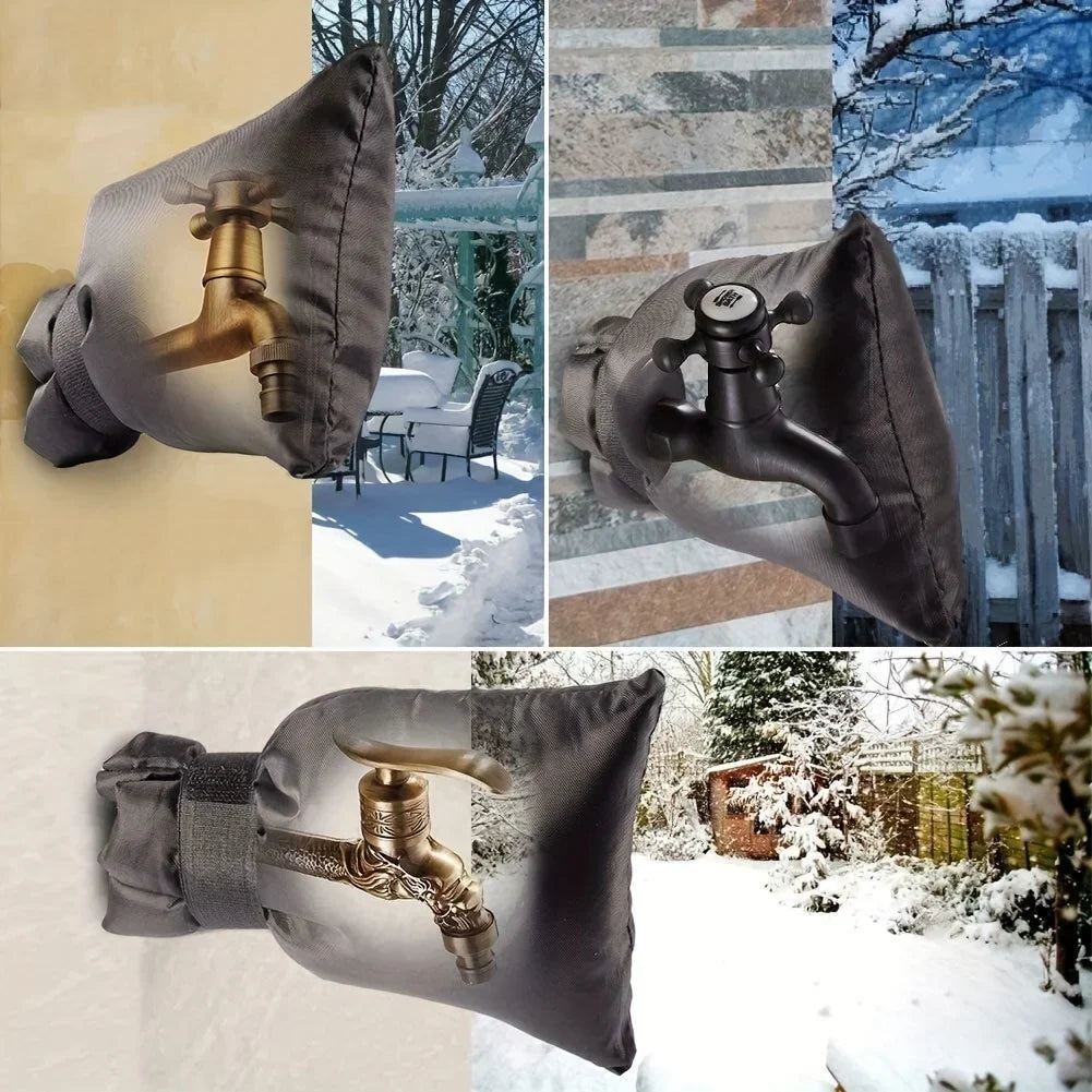 Winter Outdoor Faucet Cover – Waterproof Antifreeze Protection Faucet Cover Qme