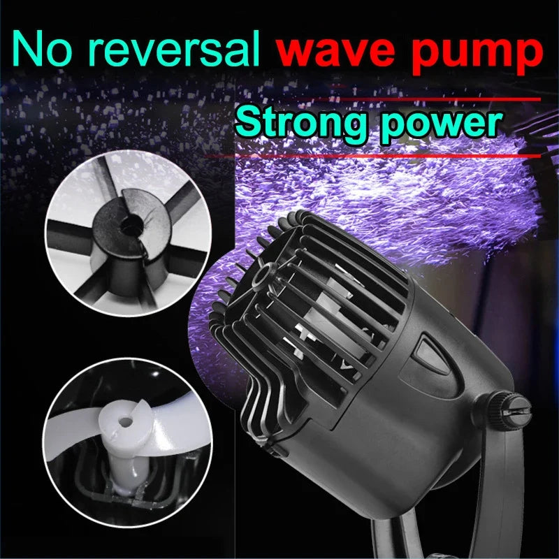Single Head Wavemaker Submersible Pump for Aquarium Fish Tank Aquarium Wave Pump Qme