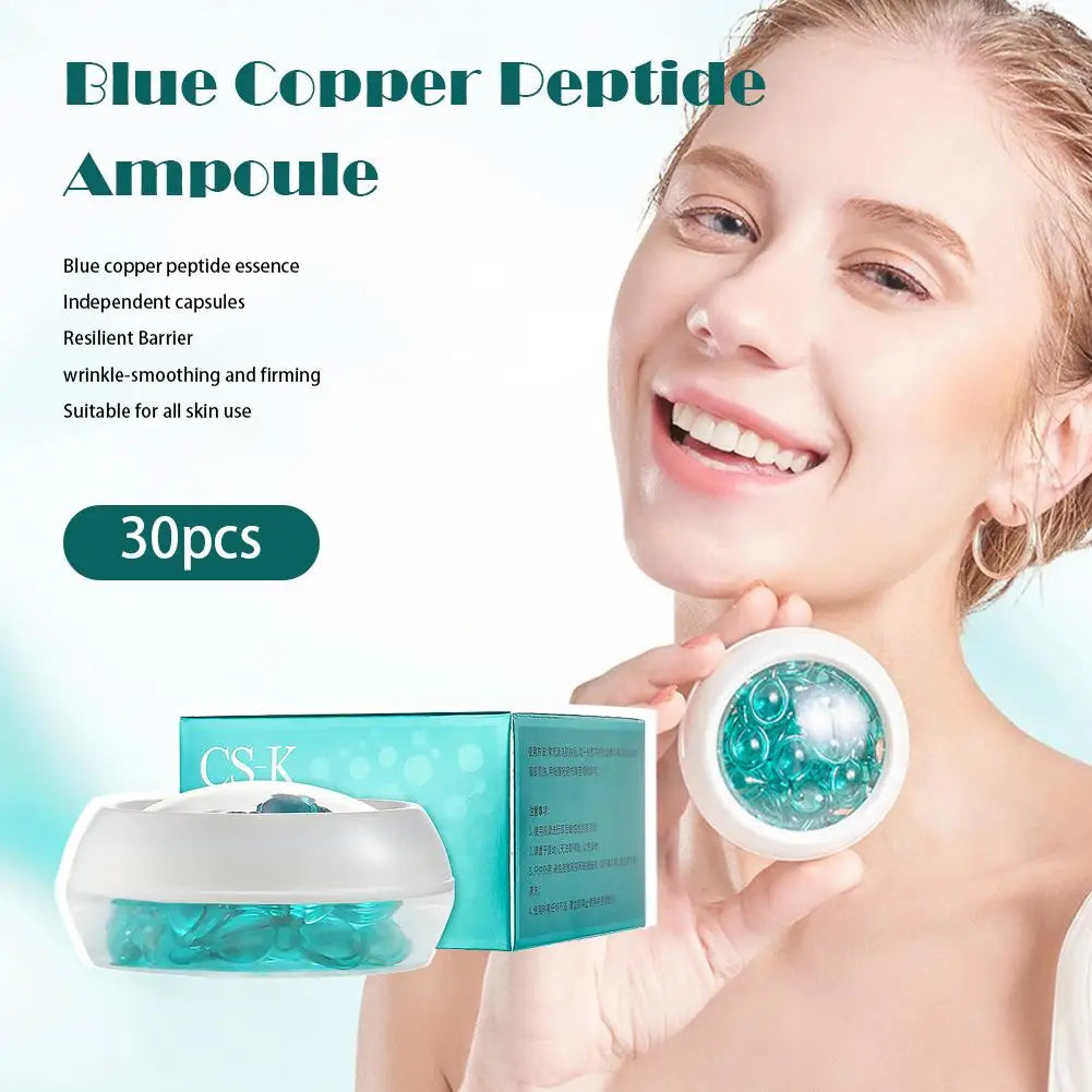 CS-K GHK-Cu Copper Peptide Serum Capsules | Face Essence Peptide Face Serum Qme