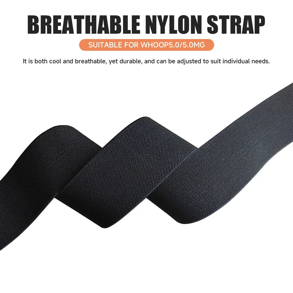 Woven Nylon Elastic Sport Band for Whoop 5.0 – 31 Colors Fitness Tracker Band Qme