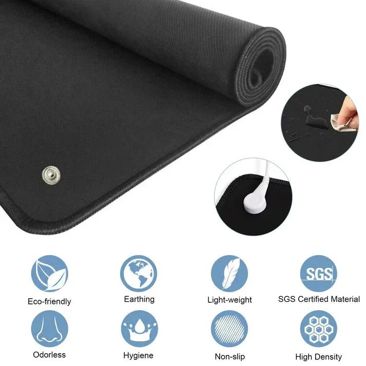 Grounding Mat for Feet 40x60cm – Earthing Mat with Cord Grounding Mat Qst