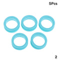 5-Pack Silicone Scissor Finger Ring Inserts for Hair Shears Scissor Ring Inserts Qst 2
