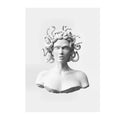 Modern Medusa Graffiti Canvas Print – Colorful Wall Art Poster Canvas Wall Art Qst P3 50x70cm Unframed