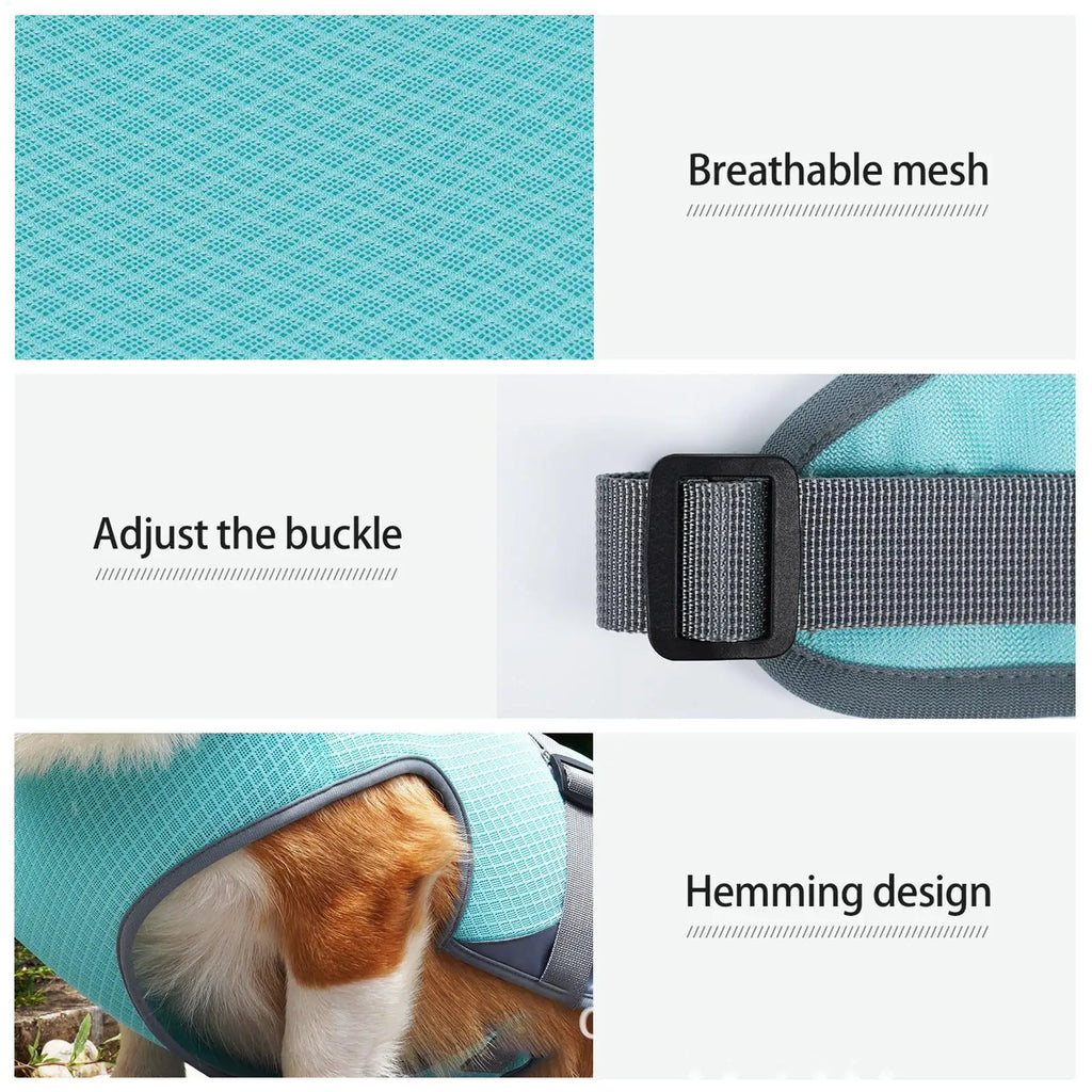 Dog Cooling Harness Summer Vest – UV Protection & Adjustable Dog Cooling Vest Qme