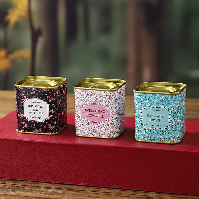 Mini Sealed Tin Cans for Tea, Coffee, Candy & Storage Tin Storage Can Qst