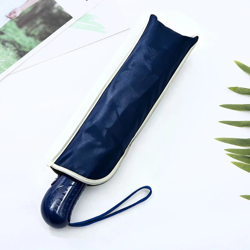 8-Bone Windproof Travel Umbrella – Auto Open & Close Travel Umbrella Qst Iron 8K Dark Blue