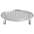 Stainless Steel Steaming Rack Removable Legs 18–24cm Steaming Rack Qme 24cm