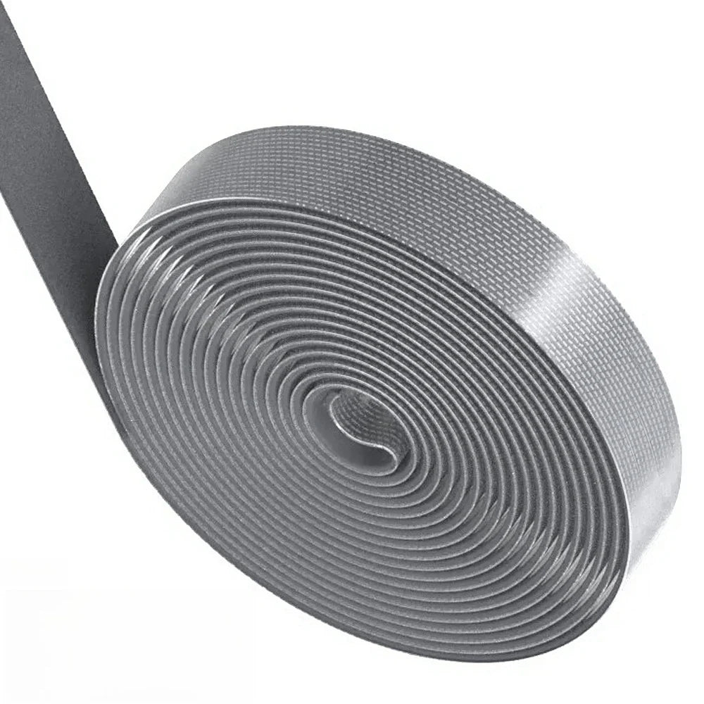 Reusable Nylon Cable Ties Fastening Tape Roll – 3m or 5m Cable Ties Roll Qme Grey 3M