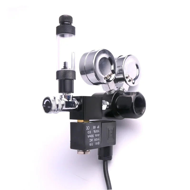 Fzone Single Stage Big Gauge CO2 Regulator for Aquariums CO2 Aquarium Regulator Qme