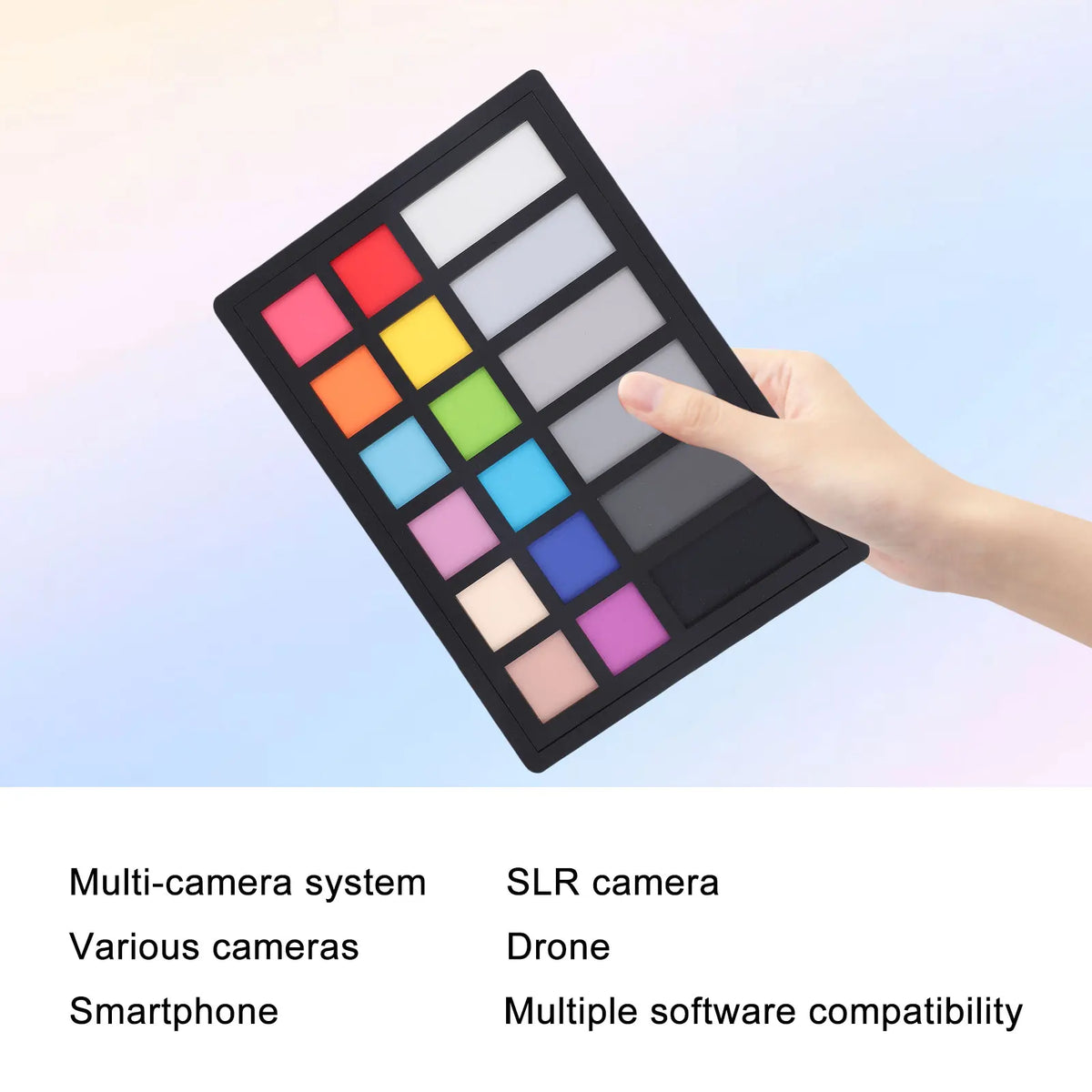 Andoer 18-Color Calibration Card | White Balance Photography Color Calibration Card Qst