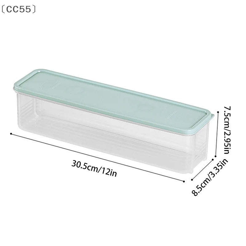 Airtight Food Storage Container with Lid – Long Rectangular Box Food Storage Container Qst