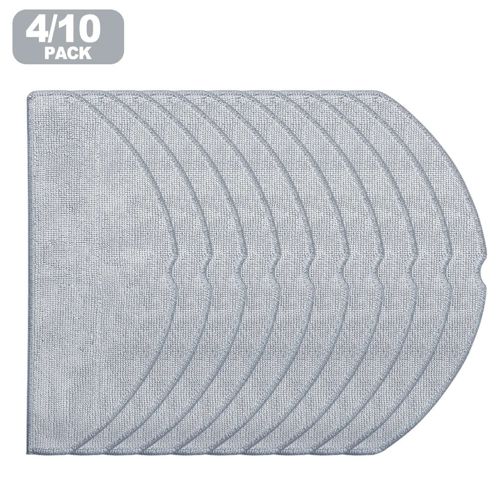 4-Pack Microfiber Mop Cloths – Roborock Q7 M5+ Q7T+ Obot Robot Vacuum Mop Pads Qme