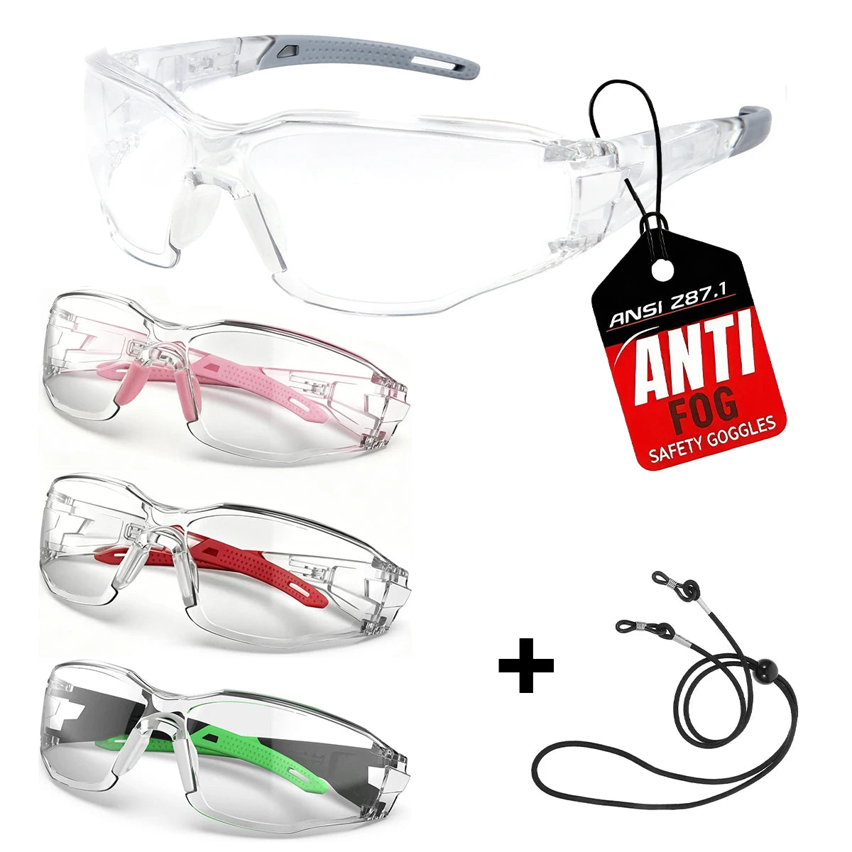 VOPHA HM12 Anti-Fog Safety Glasses – Blue Light Blocking Safety Glasses Qst