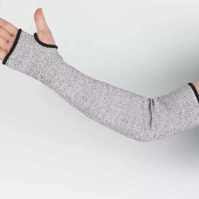 Cut-Resistant Safety Arm Sleeves | Puncture Protection 40cm Safety Arm Sleeves Qme