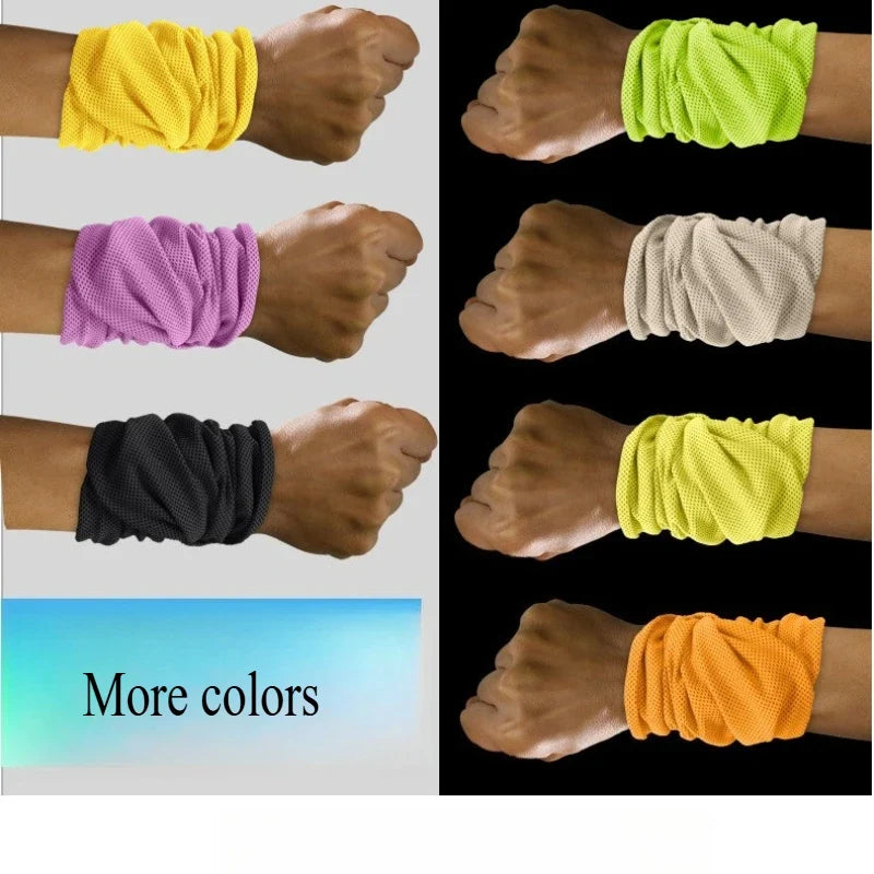 Sports Wrist Sweat Towel – Thin Cooling Wristband, 9 Colors Sports Wristband Towel Qme