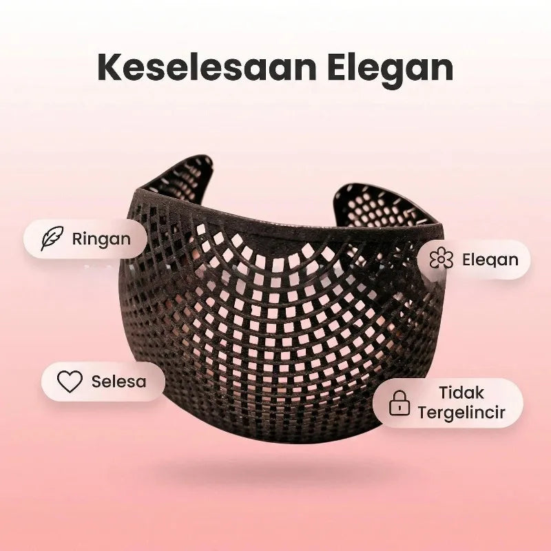 Women's Non-Slip Breathable Nylon Head Cap & Headscarf Women's Head Cap Qme