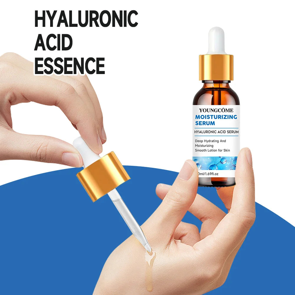 YOUNGCOME Hyaluronic Acid Face Serum – Deep Moisturizing Essence Facial Serum Qst