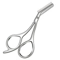Stainless Steel Eyebrow Trimmer Scissors – Precision Grooming Grooming Scissors Qme Silver China Mainland