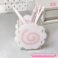 Cute Acrylic Fish Cake Pen Holder | Cloud-Shaped Desk Organizer Desk Pen Holder Qme A1
